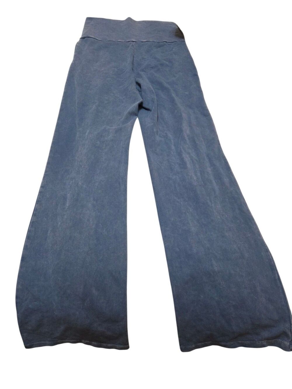 Chatoyant Flare Pants Women's L Blue Acid Wash Bell Bottoms Boho Retro J8.1